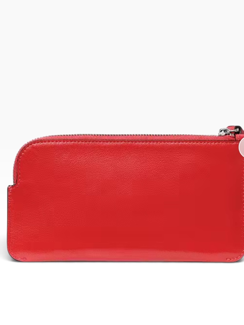 Kate Spade New York Smooth Zippy Wristlet Red Leather - NWT - Picture 4 of 4
